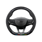 Car steering wheel cover in carbon fiber suede style suitable for Chevrolet