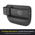 Car seat gap storage box with cup holder suitable for Nissan