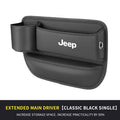 Car seat gap storage box with cup holder suitable for Jeep
