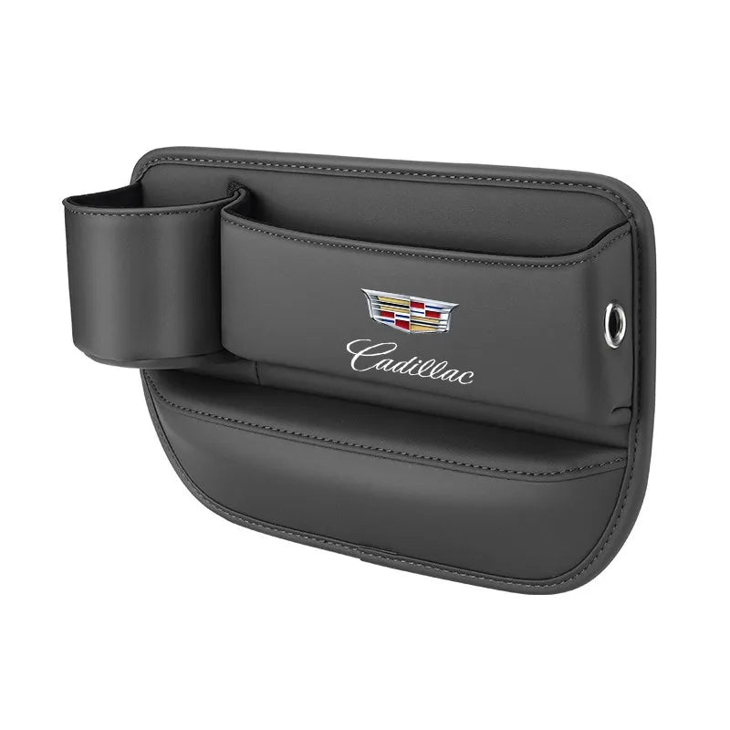 Car seat gap storage box with cup holder suitable for Cadillac