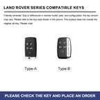 Zinc alloy genuine leather car key case for Land Rover series