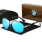 Premium Polarized Aviator Sunglasses Set For BMW