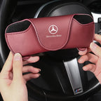 Car glasses case car eyeglass holder car sun visor storage box