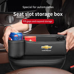Car seat gap storage box with cup holder suitable for Chevrolet
