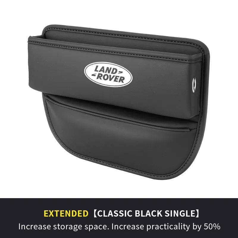 Car seat gap leather storage box suitable for Land Rover