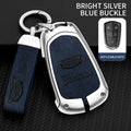 Zinc alloy genuine leather car key case for Cadillac series