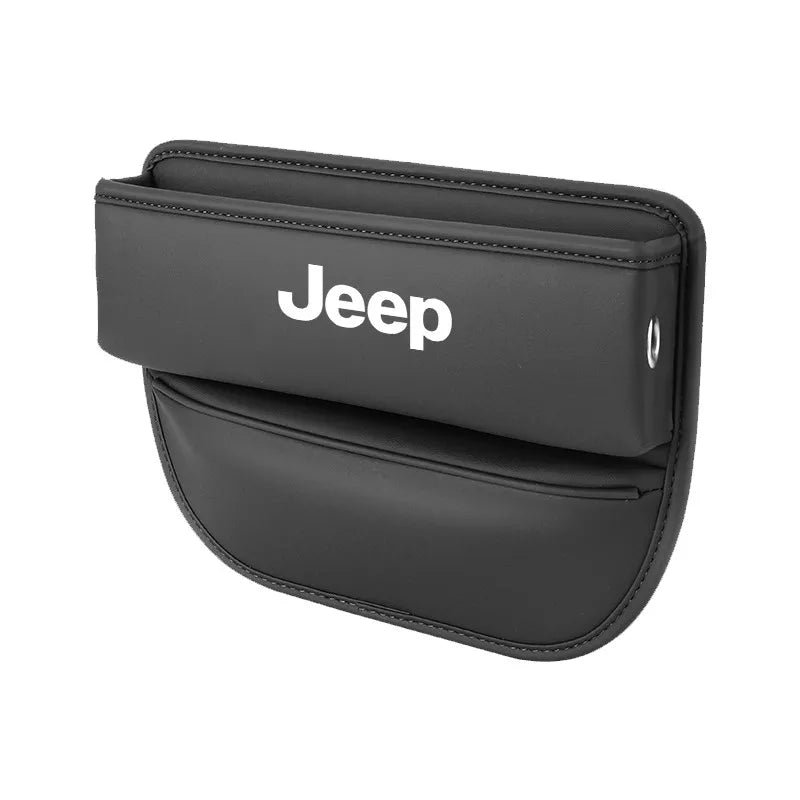 Car seat gap leather storage box suitable for Jeep
