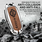 Zinc alloy genuine leather car key case for Nissan series