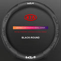 3D Embossed Genuine Leather Steering Wheel Cover For Kia