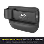Car seat gap storage box with cup holder suitable for Infiniti
