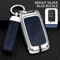 Zinc alloy genuine leather car key case for Jaguar series