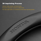 3D Embossed Genuine Leather Steering Wheel Cover For Honda