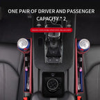 Car seat gap storage box with cup holder suitable for Cadillac