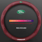 3D Embossed Genuine Leather Steering Wheel Cover For Land Rover