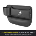 Car seat gap storage box with cup holder suitable for Peugeot