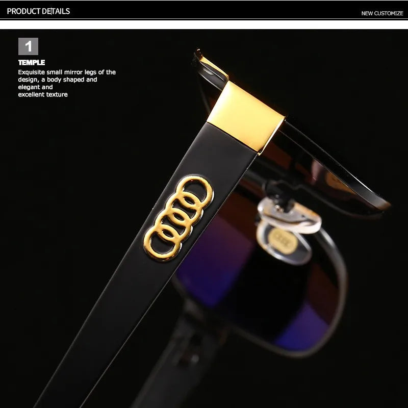 Premium Polarized Shield Sunglasses Set For Audi