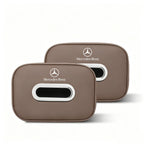 Premium Leather Car Seat Back Tissue Holder for Mercedes-Benz