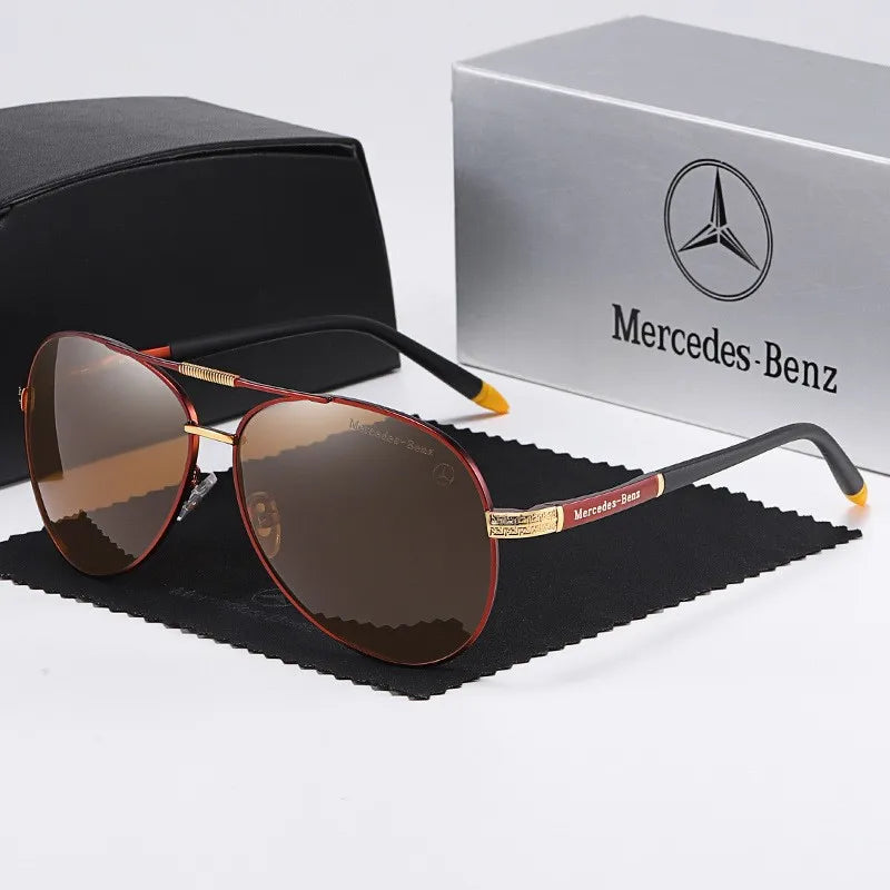 Premium Polarized Statement Sunglasses Set For Mercedes-Benz