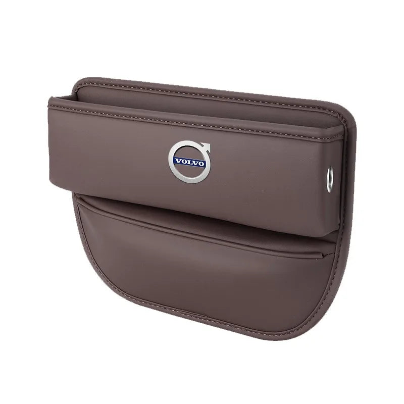 Car seat gap leather storage box suitable for Volvo