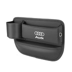 Car seat gap storage box with cup holder suitable for Audi
