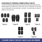 Zinc alloy genuine leather car key case for Chevrolet series