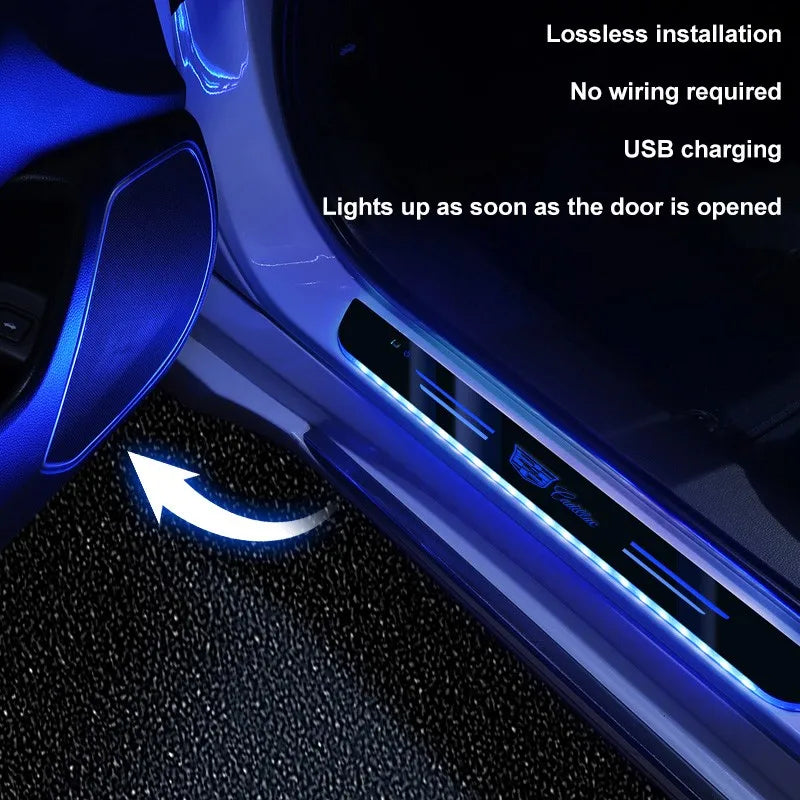Customizable LED Car Pedal Lights For Cadillac