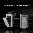 Premium Leather Snap-Fit Sunglasses Clip Holder for Mercedes-Benz