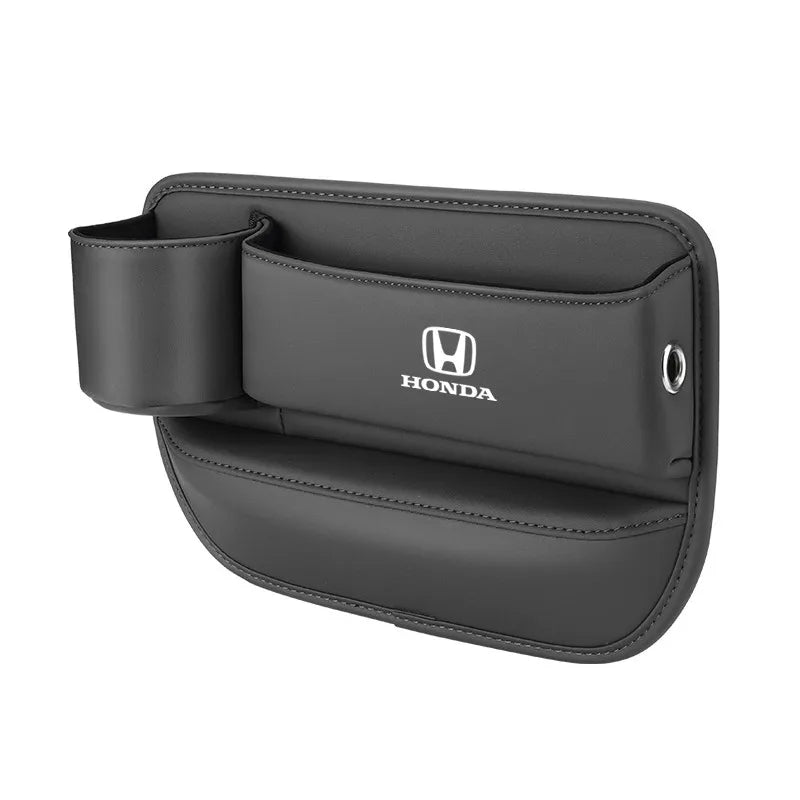 Car seat gap storage box with cup holder suitable for Honda