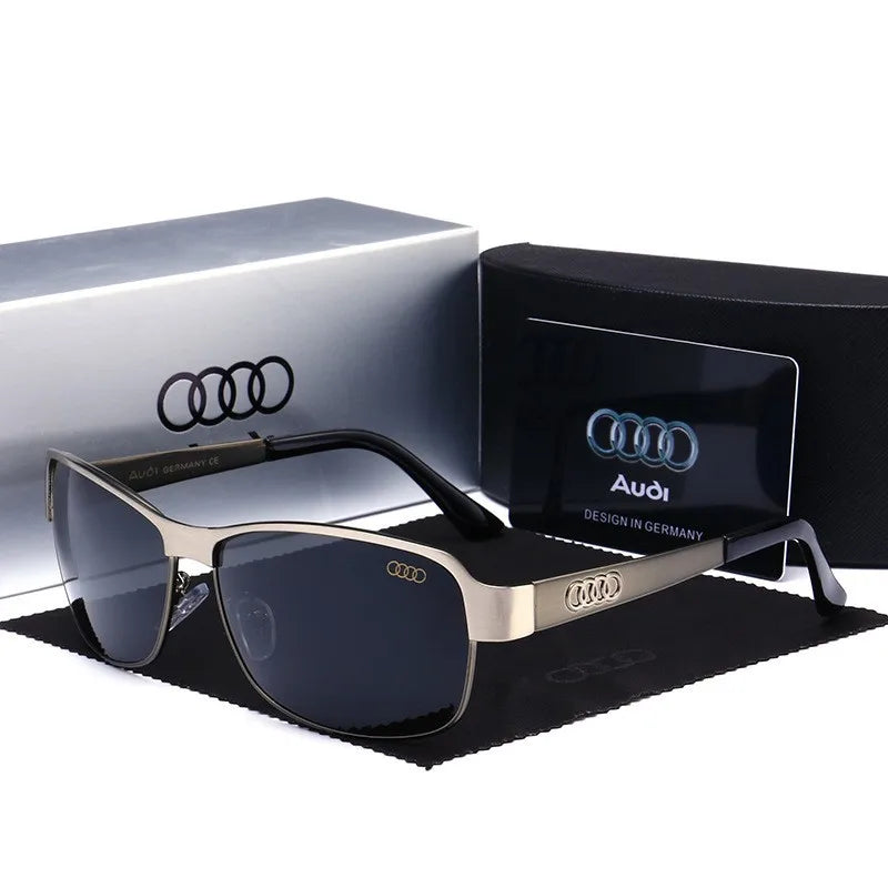 Premium Polarized Rectangular Sunglasses Set For Audi