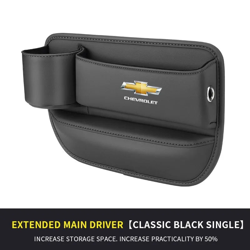 Car seat gap storage box with cup holder suitable for Chevrolet