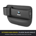 Car seat gap storage box with cup holder suitable for BMW