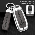 Zinc alloy genuine leather car key case for Mercedes-Benz series