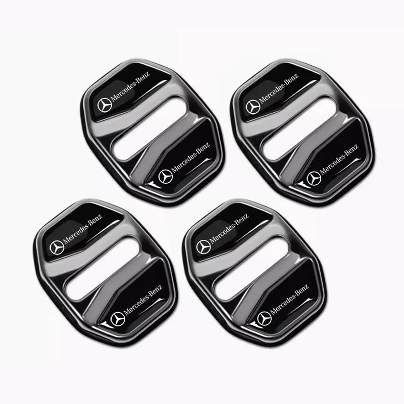 Stainless Steel Door Lock Striker Cover for Mercedes-Benz