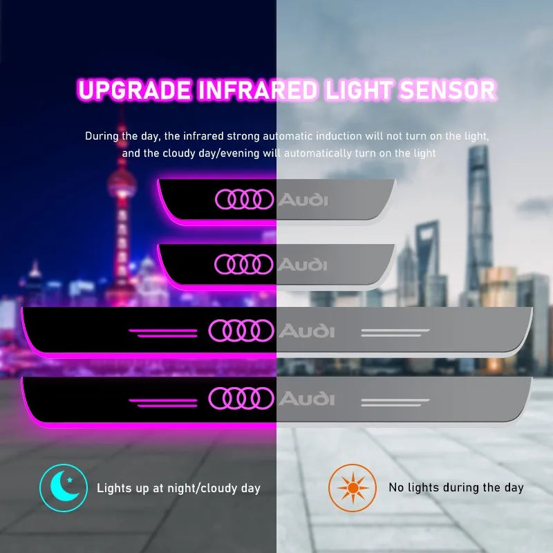 Customizable LED Car Pedal Lights For Audi