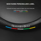 Car steering wheel cover in carbon fiber suede style suitable for Mercedes-Benz