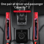 Car seat gap leather storage box suitable for Mustang