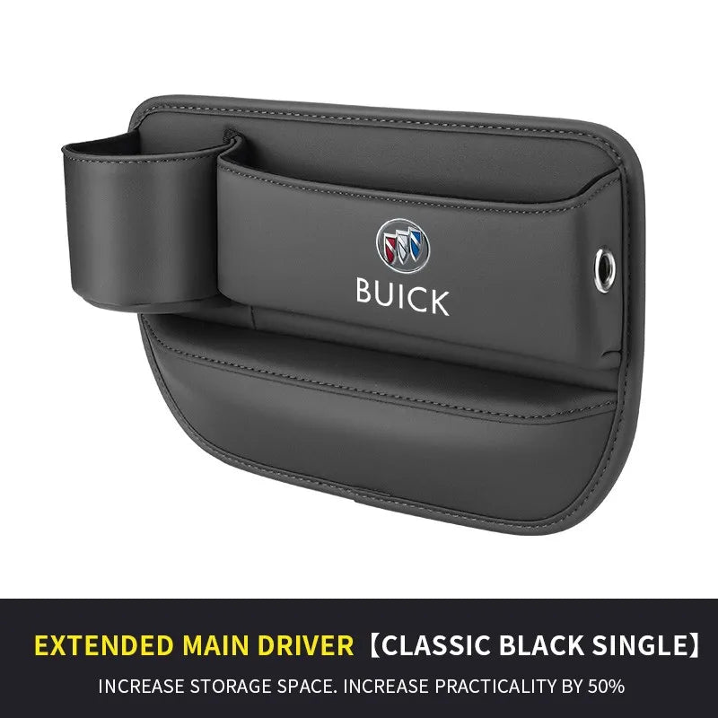Car seat gap storage box with cup holder suitable for Buick