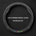 Alcantara Suede 3D Embossed Steering Wheel Cover For Lexus