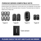 Zinc alloy genuine leather car key case for Honda series