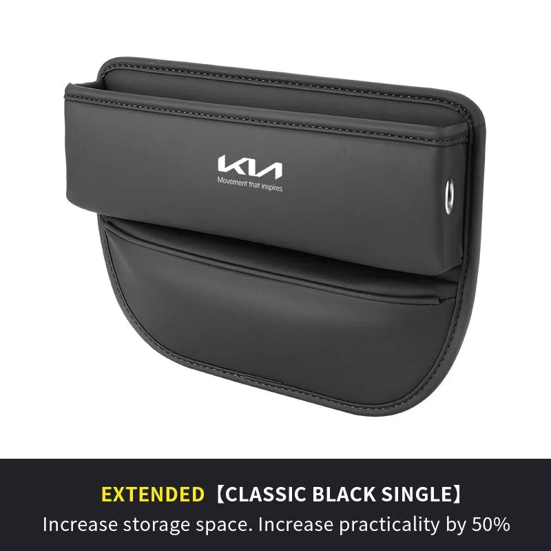 Car seat gap leather storage box suitable for Kia