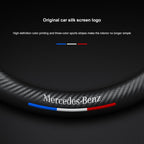 Carbon fiber genuine leather car steering wheel cover for Mercedes-Benz
