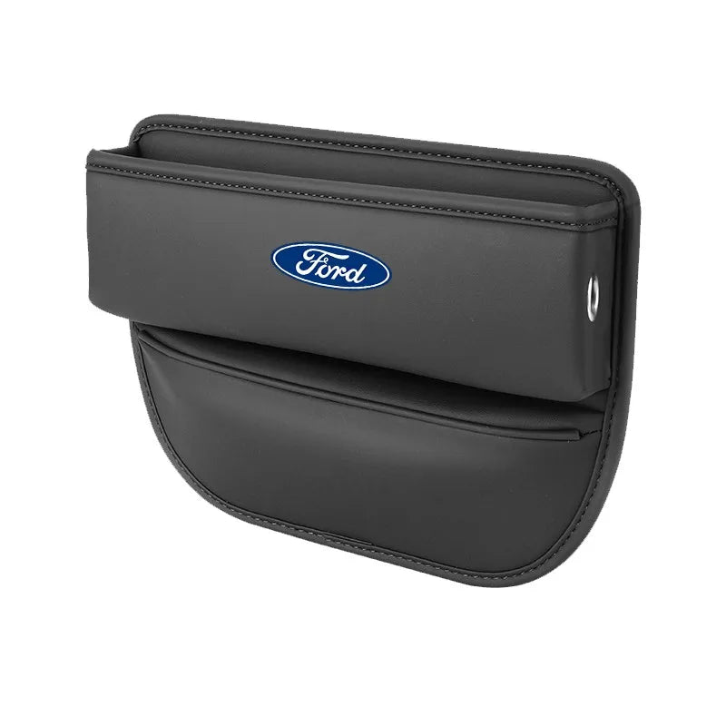 Car seat gap leather storage box suitable for Ford
