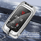Zinc alloy genuine leather car key case for Jaguar series