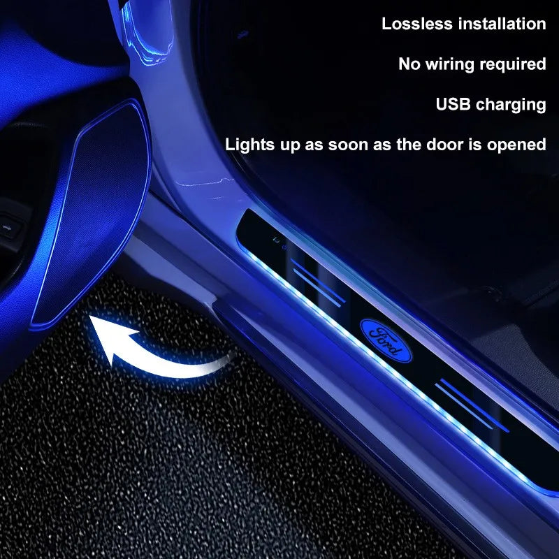 Customizable LED Car Pedal Lights For Ford