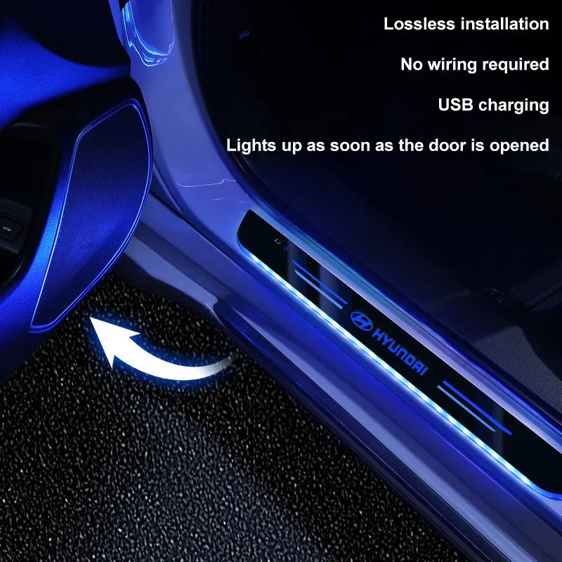 Customizable LED Car Pedal Lights For Hyundai