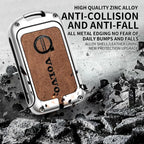 Zinc alloy genuine leather car key case for Volvo series