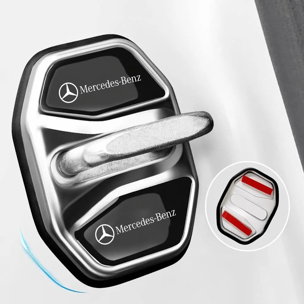 Stainless Steel Door Lock Striker Cover for Mercedes-Benz