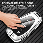 Zinc alloy genuine leather car key case for Chevrolet series