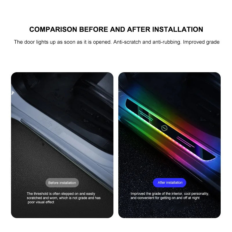 Customizable LED Car Pedal Lights For Nissan