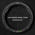 Alcantara Suede 3D Embossed Steering Wheel Cover For Nissan
